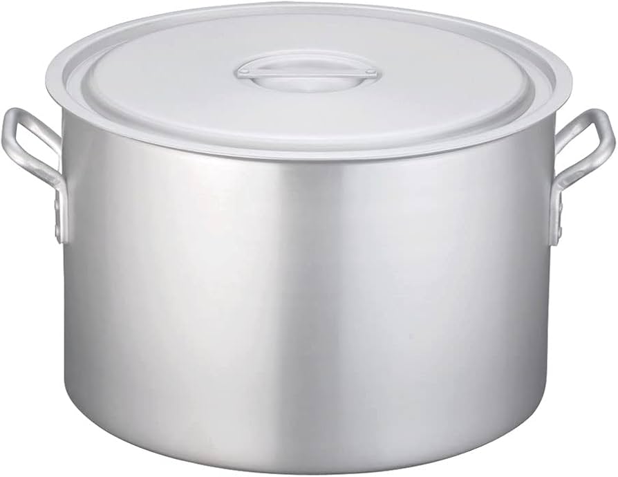 Amazon.co.jp : 遠藤商事 業務用 TKG 半寸胴鍋 48cm (目盛付